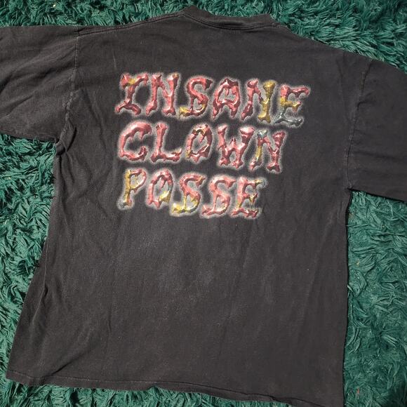Vintage Insane Clown Posse ICP All Sport Tee Rare 90s Rap Rock Band Shirt XL - Picture 2 of 7